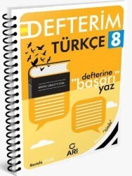 Arı Yayıncılık 8. Sınıf Türkçe Defterim - Arı Yayıncılık