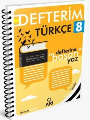 Arı Yayıncılık 8. Sınıf Türkçe Defterim - 1