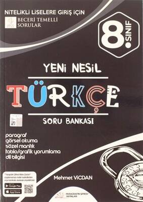 Paragrafın Şifresi Yayınları 8. Sınıf Yeni Nesil Türkçe Soru Bankası - 1