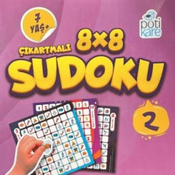 8x8 Çıkartmalı Sudoku 2 - Pötikare Yayıncılık