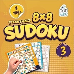 8x8 Çıkartmalı Sudoku 3 - Pötikare Yayıncılık