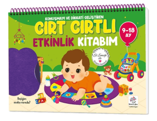 9-18 Ay İlk Cırt Cırtlı - Keçeli Etkinlik Kitabım - 1