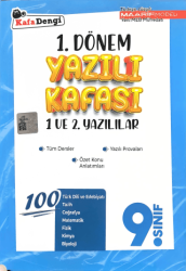 9. Sınıf 1. Dönem Yazılı Kafası - Kafa Dengi Yayınları