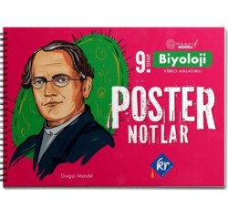 9. Sınıf Maarif Modeli Biyoloji Poster Notlar - KR Akademi Yayınları