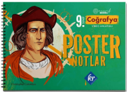 9. Sınıf Maarif Modeli Coğrafya Poster Notları - KR Akademi Yayınları
