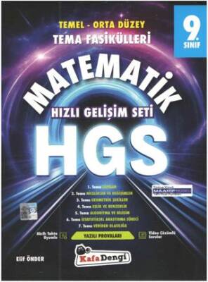 9. Sınıf Matematik HGS Tema Fasikülleri - 1
