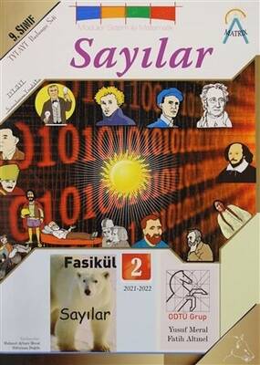 YDY Yayınları 9. Sınıf Modüler Sistem İle Matematik TYT-AYT Başlangıç Fasikül 2 Sayılar - 1