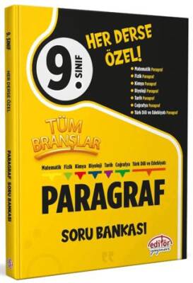 9. Sınıf Tüm Branşlar Paragraf Soru Bankası - 1