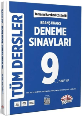9. Sınıf Tüm Dersler Ünite Ünite Deneme Sınavları Çözümlü - 1