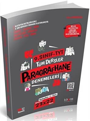 9. Sınıf TYT Paragrafhane Deneme Kitabı - 1