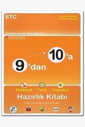 9`dan 10`a Edebiyat Tarih Coğrafya Hazırlık Kitabı - Tonguç Akademi