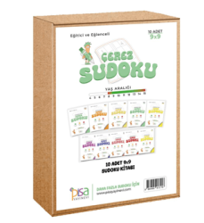 9x9 Eğitici ve Eğlenceli 10 Adet Çerez Sudoku Set - Pisa Yayınevi