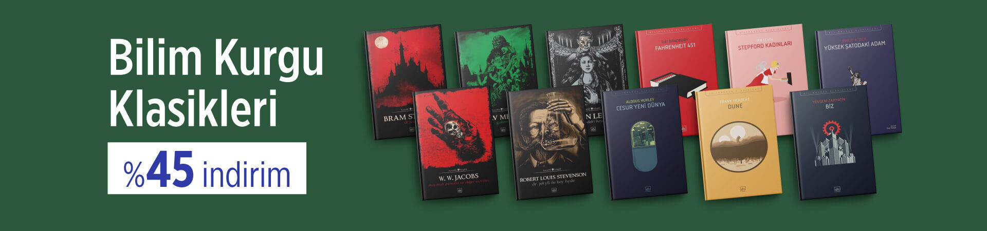 Kazandıran Bahar İndirimleri Bilim Kurgu Klasikleri