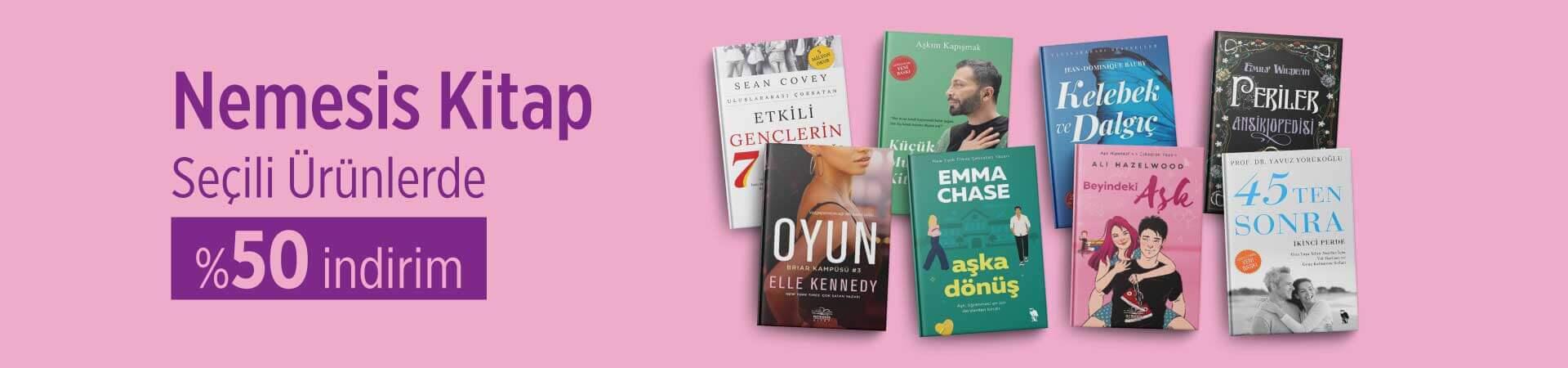 Kazandıran Bahar İndirimleri Nemesis Kitap Seçili Ürünlerde %50 İndirim