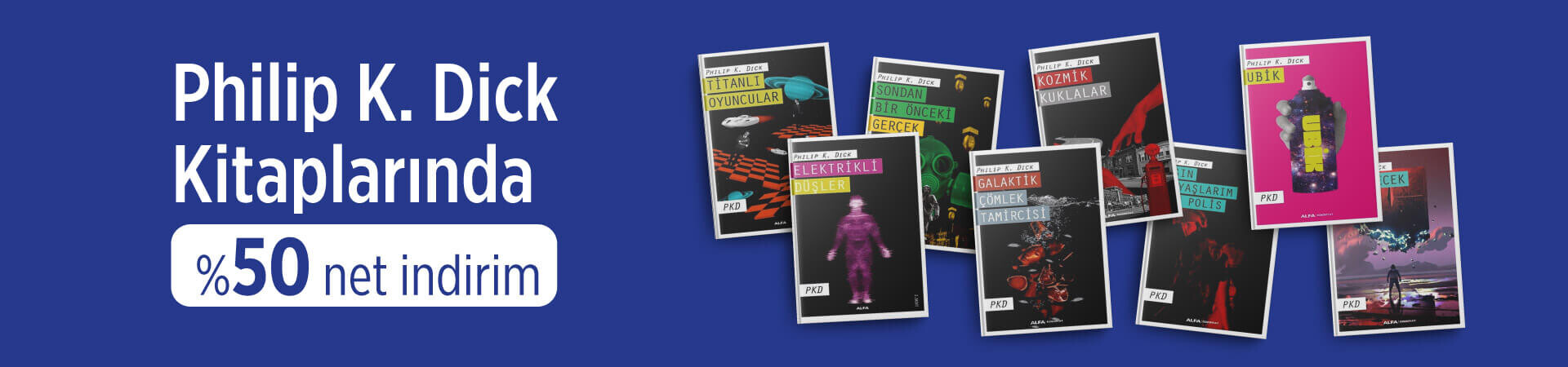 Kazandıran Kış İndirimleri Philip K. Dick Kitaplarında Net Yüzde 50 İndirim