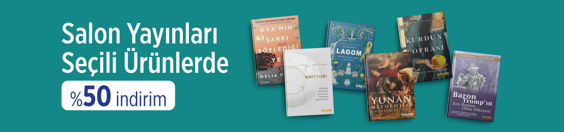 Kazandıran Kış İndirimleri Salon Yayınları Seçili Kitaplarda Net Yüzde 50 İndirim