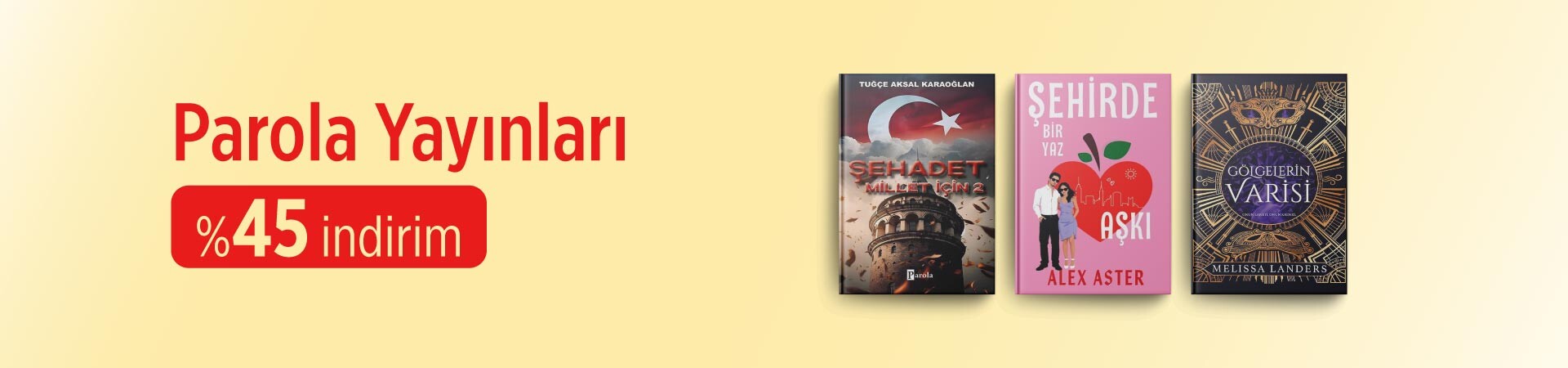 Kazandıran Yaz İndirimleri Parola Yayınları