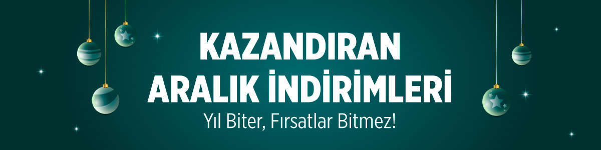 Kazandıran Aralık İndirimleri Kampanyası