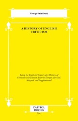 A History of English Criticism - Capitol Books