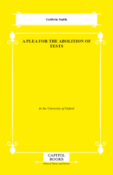 A Plea for the Abolition of Tests - Capitol Books