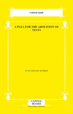 A Plea for the Abolition of Tests - 1