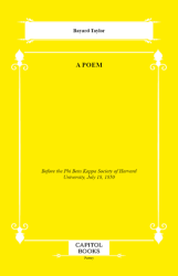 A Poem - Capitol Books