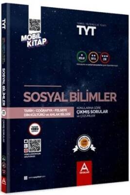 A Yayınları TYT Sosyal Bilimler Konularına ve Zorluk Derecelerine Göre Çıkmış Soru ve Çözümleri - 1