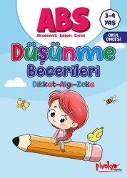 ABS 3-4 Yaş Düşünme Becerileri Dikkat-Algı-Zeka - Pinokyo Yayınları
