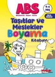 ABS 4-6 Yaş Taşıtlar ve Meslekler Kitabım - Pinokyo Yayınları