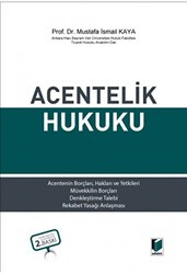 Acentelik Hukuku - Adalet Yayınevi