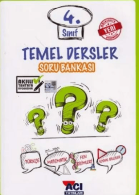 Açı Yayınları 4. Sınıf Temel Dersler Soru Bankası - 1