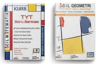 Acil TYT Matematik Geometri Soru Bankası Seti - 1