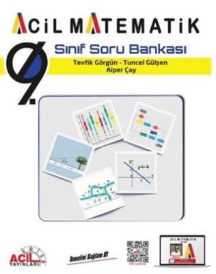 Acil Yayınları 9. Sınıf Acil Matematik Soru Bankası - 1