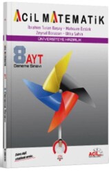 Acil Yayınları AYT Matematik 8 li Deneme Sınavı - Acil Yayınları