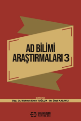 Ad Bilimi Araştırmaları 3 - Efe Akademi Yayınları