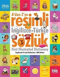 A`dan Z`ye Resimli İngilizce - Türkçe Sözlük - Halk Kitabevi