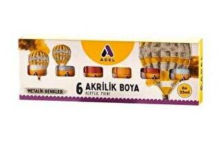 Adel Akrilik Boya 25X6 Metalik Renk - 1