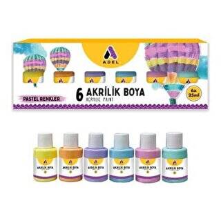 Adel Akrilik Boya 25X6 Pastel Renk - 1