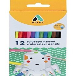Adel Aqrenk Boya Kalemi 12 Renk - Adel