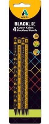 Adel Arı Kurşun Kalem 2B 4Lü Blister - 1