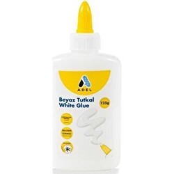 Adel Beyaz Tutkal 125 Gr Beyaz - Adel