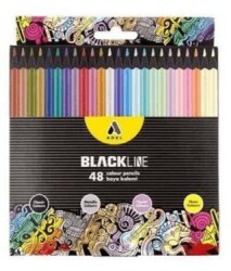 Adel Blackline Boya Kalemi Karma 48li - Adel