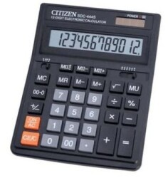 Adel Citizen Hesap Makinesi Büyük Boy İşlem Hafızalı 12 Haneli Sdc-444S - Adel