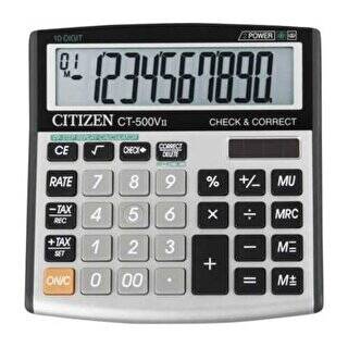Adel Citizen Hesap Makinesi İşlem Hafızalı 10 Haneli Ct-500VII - 1