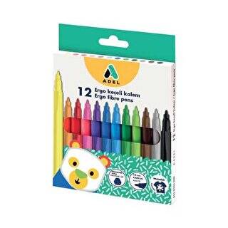 Adel Ergo Keçeli Kalem 12`li - 1
