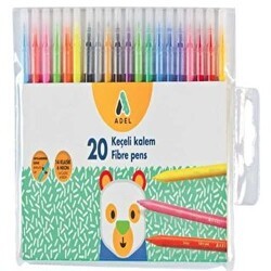 Adel Keçeli Kalem 20 Renk - Adel