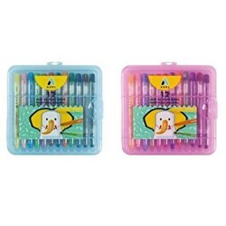 Adel Mum Boya Çevirmeli 12 Renk - Adel