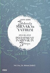 Adım Adım 73 Adımda Şırnak`ta Yatırım - Çizgi Kitabevi Yayınları