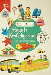Adım Adım Hayatı Keşfediyorum 4 Yaş - Zeka Geliştiren 83 Soru - Revzen Kitap