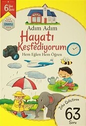 Adım Adım Hayatı Keşfediyorum 6 Yaş - Zeka Geliştiren 63 Soru - Revzen Kitap